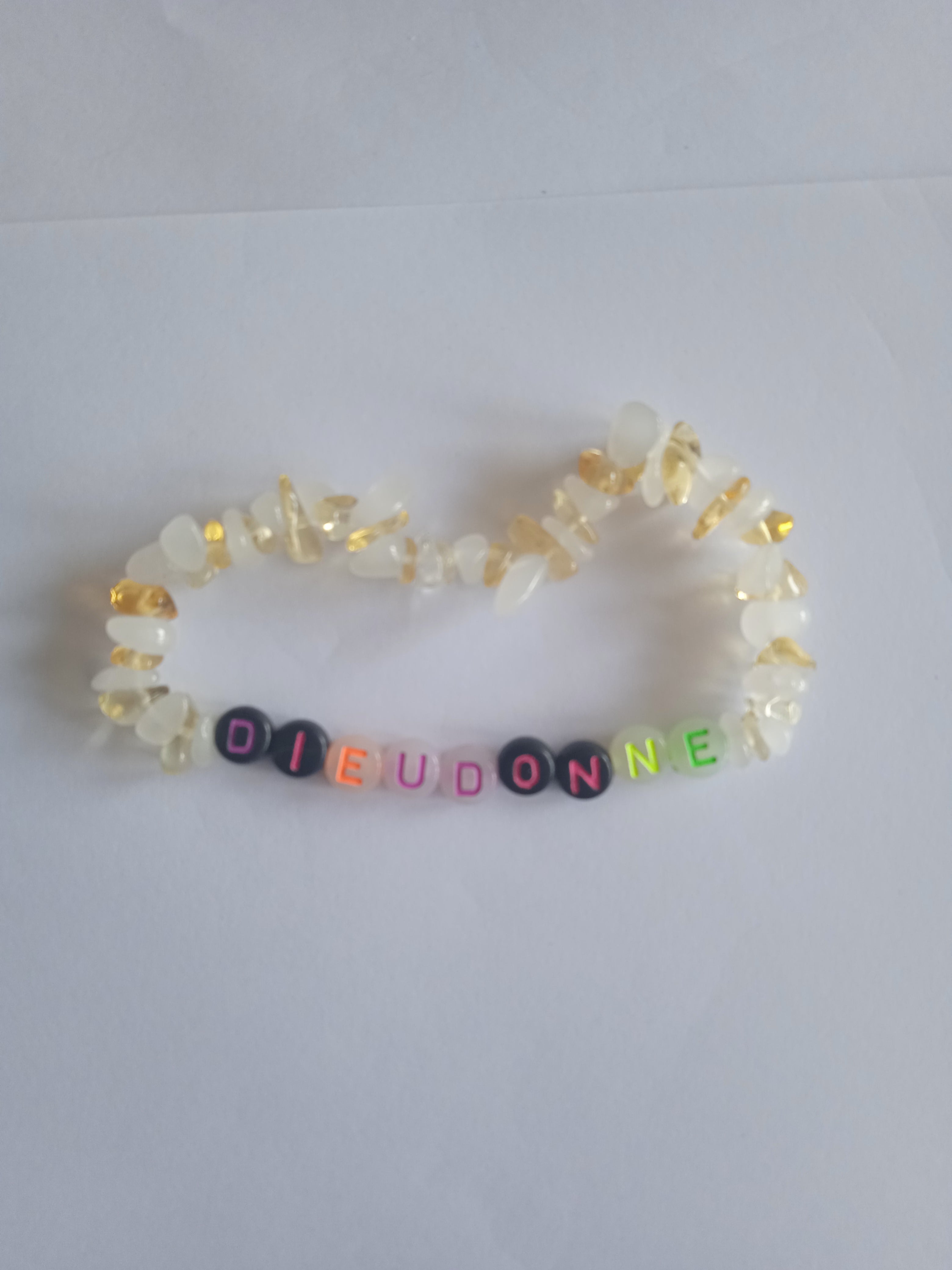 bracelet prénom "Dieudonne"