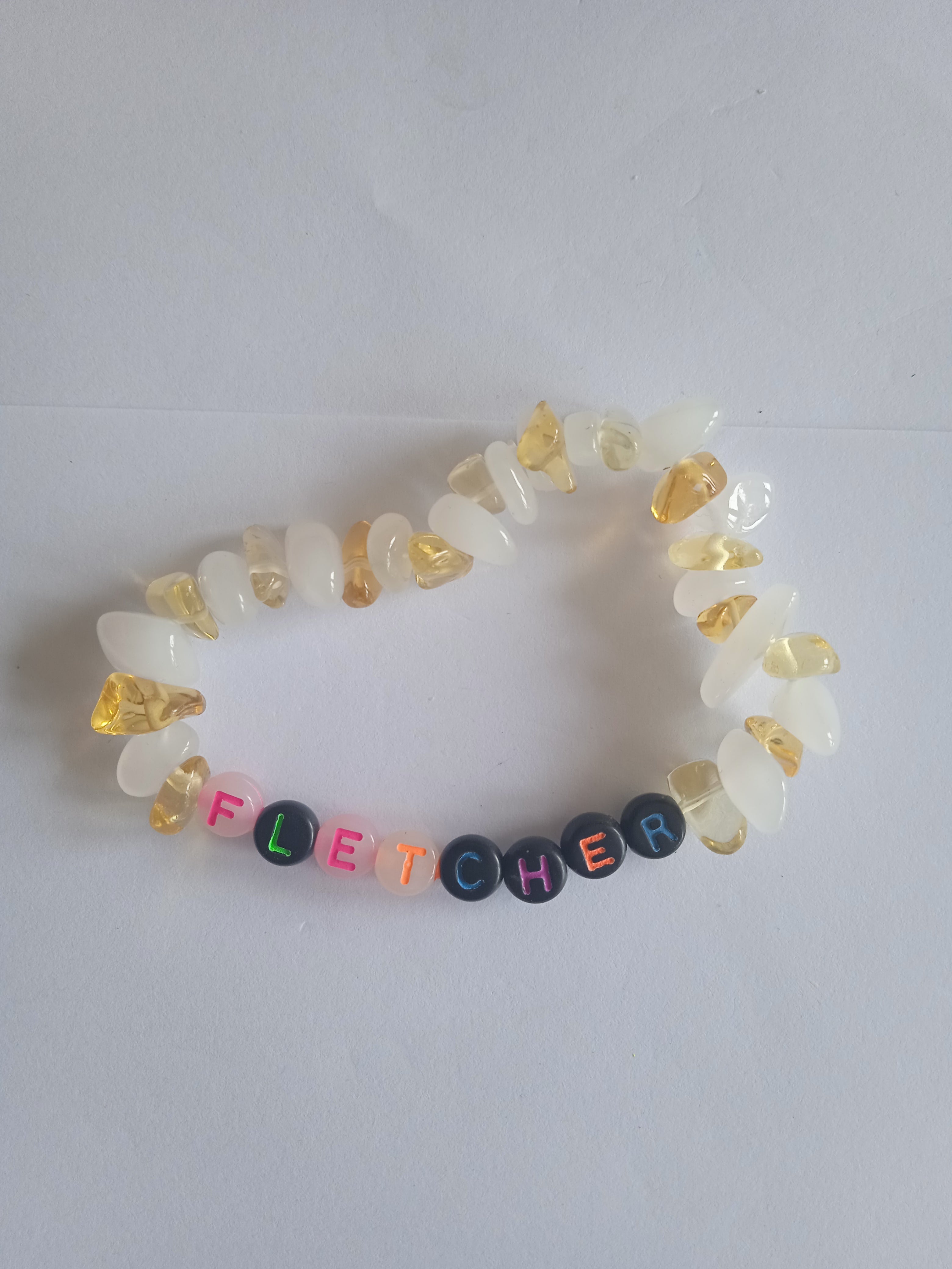 "Fletcher" name bracelet