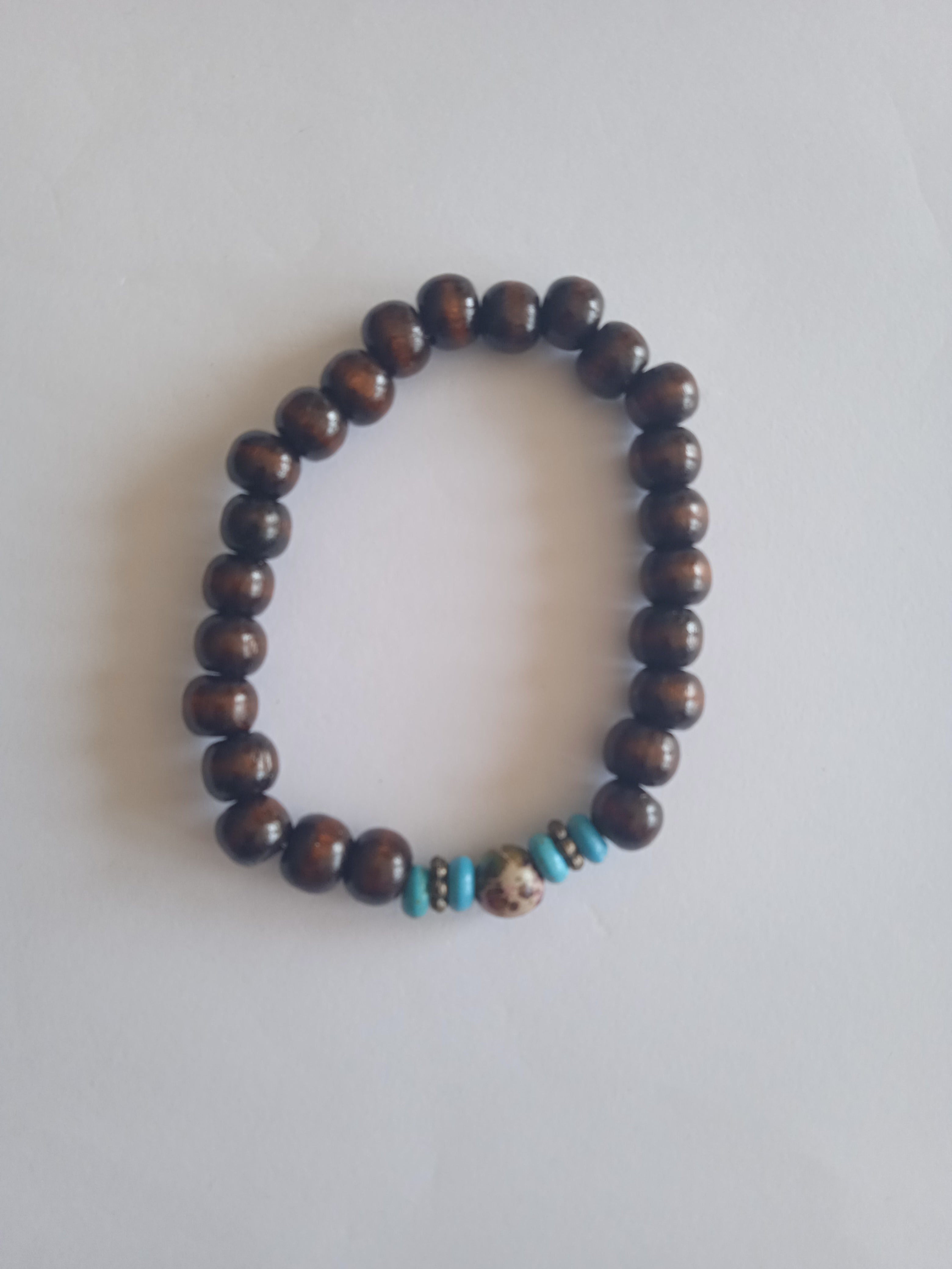 bracelet homme bois marron