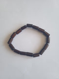 bracelet mixte en bois marron