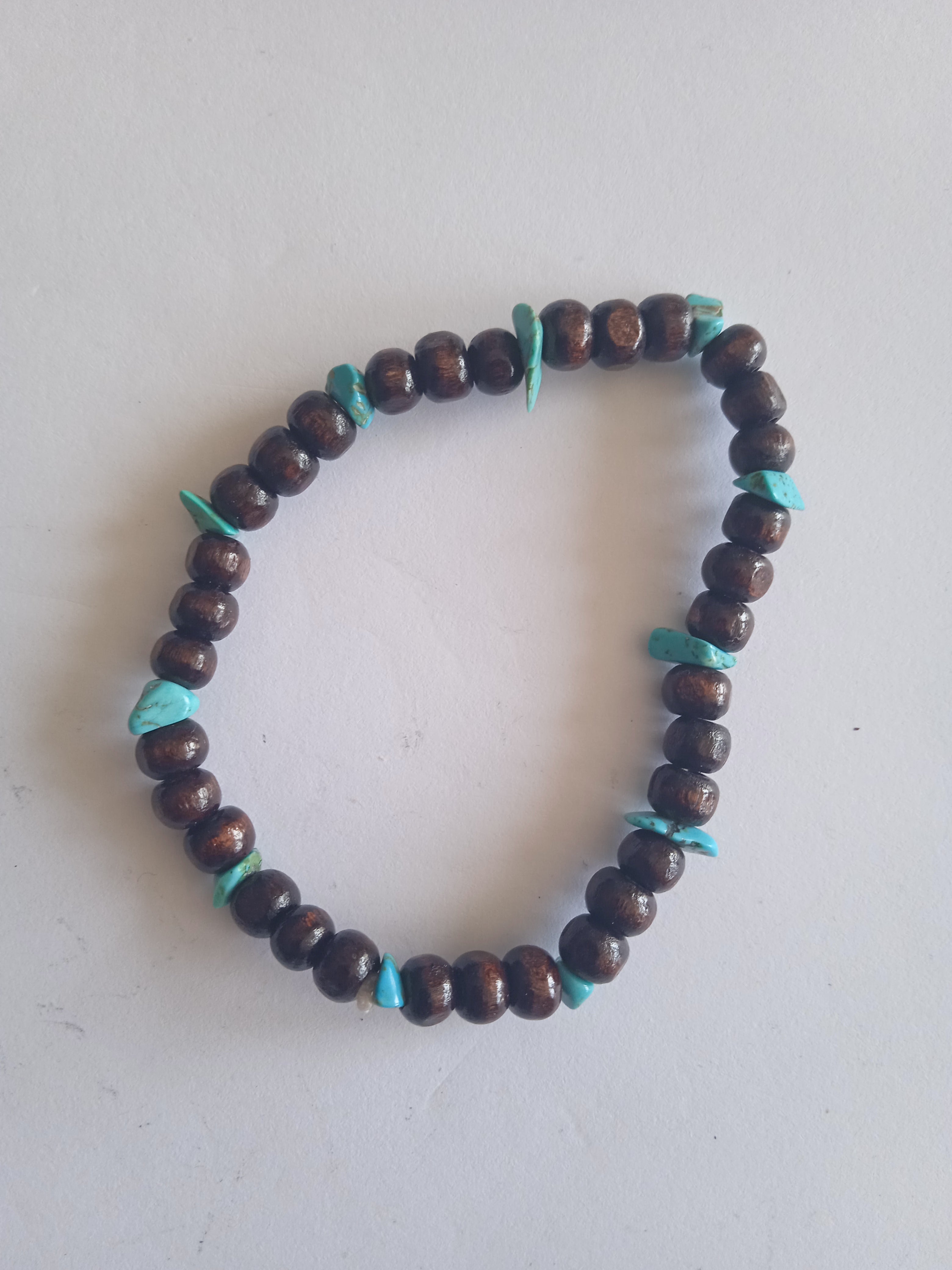 bracelet femme en bois marron