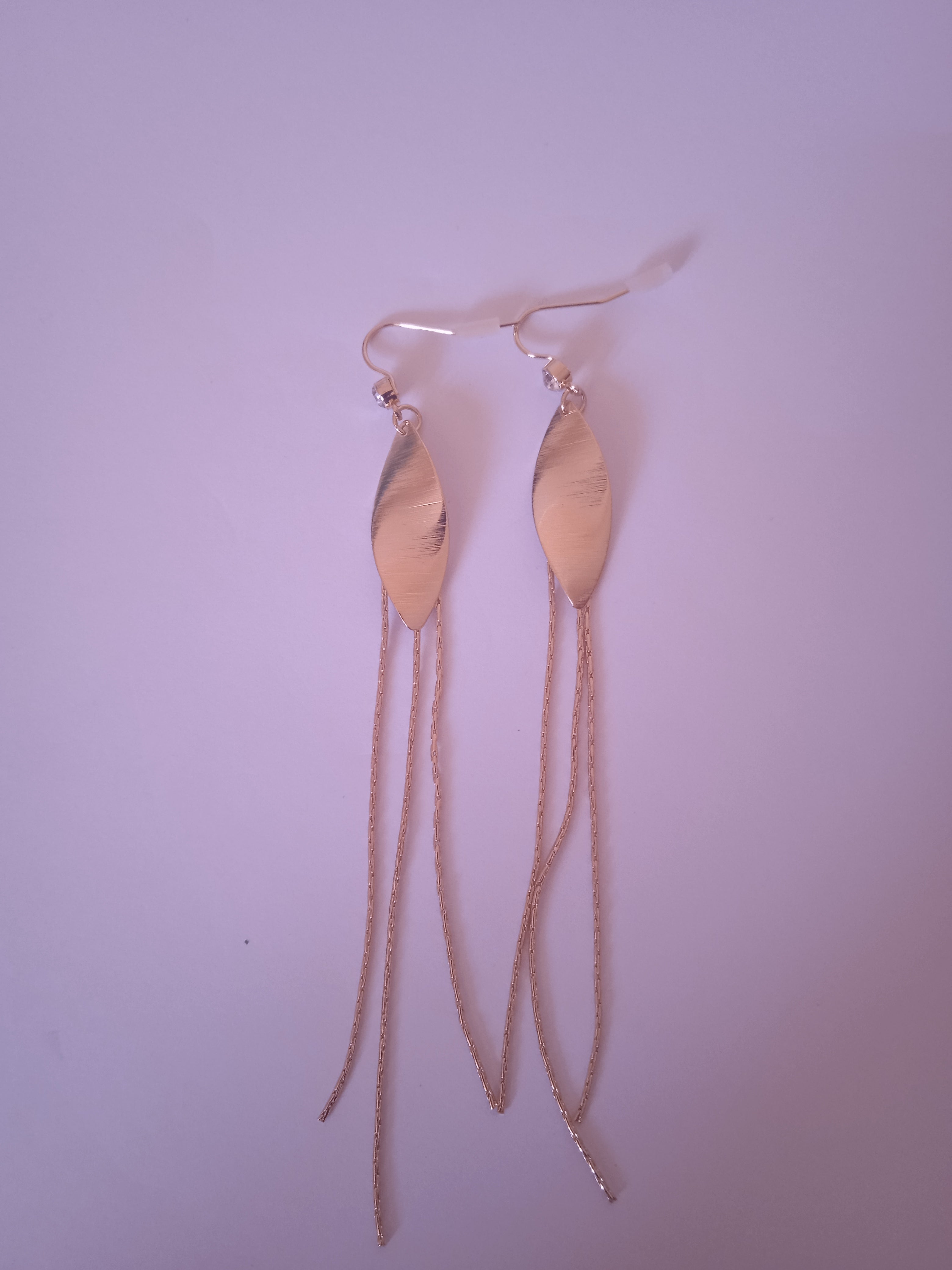 boucle d'oreille femme chic acier or plaaqué