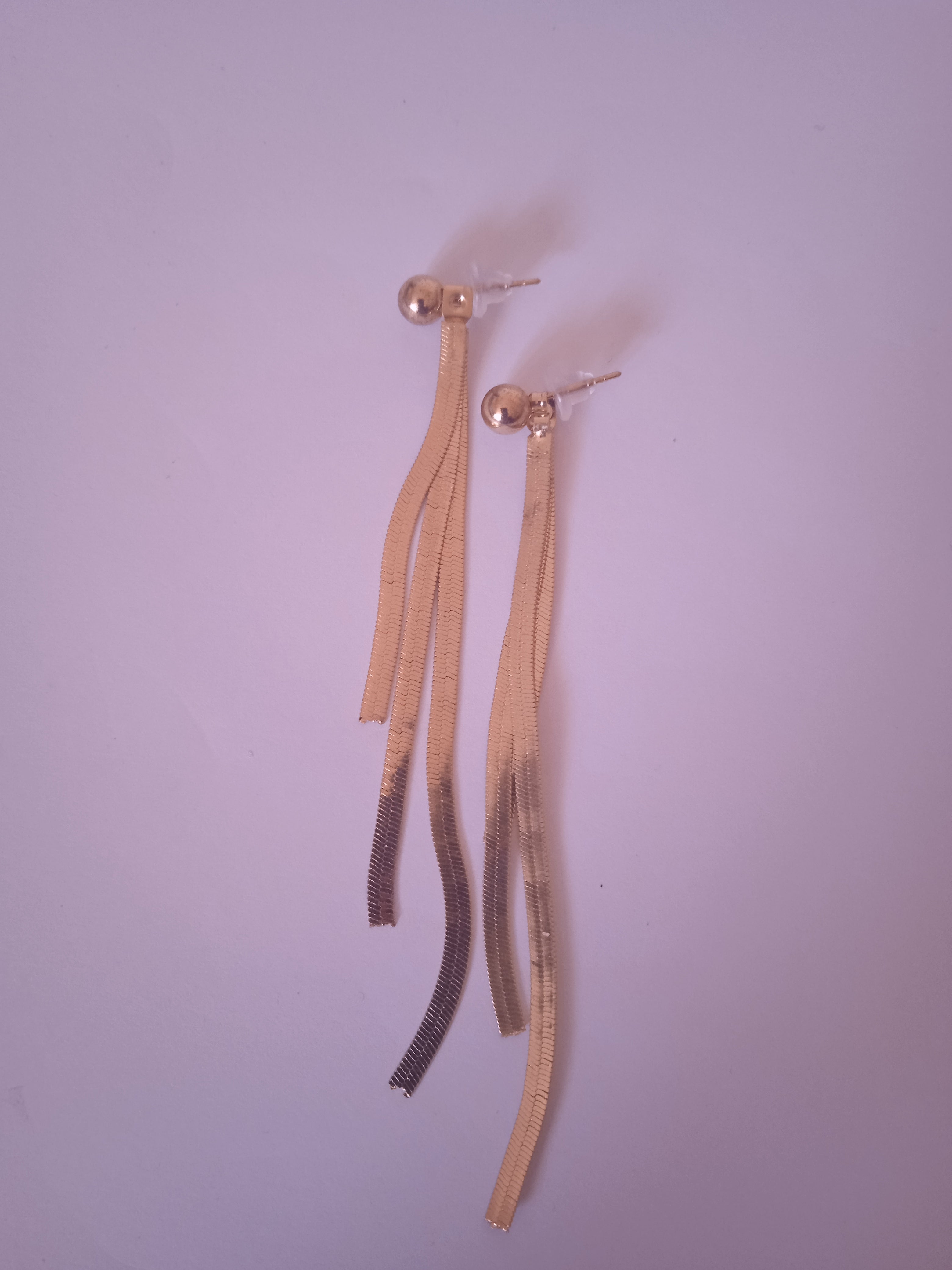 boucle d'oreille femme chic acier or