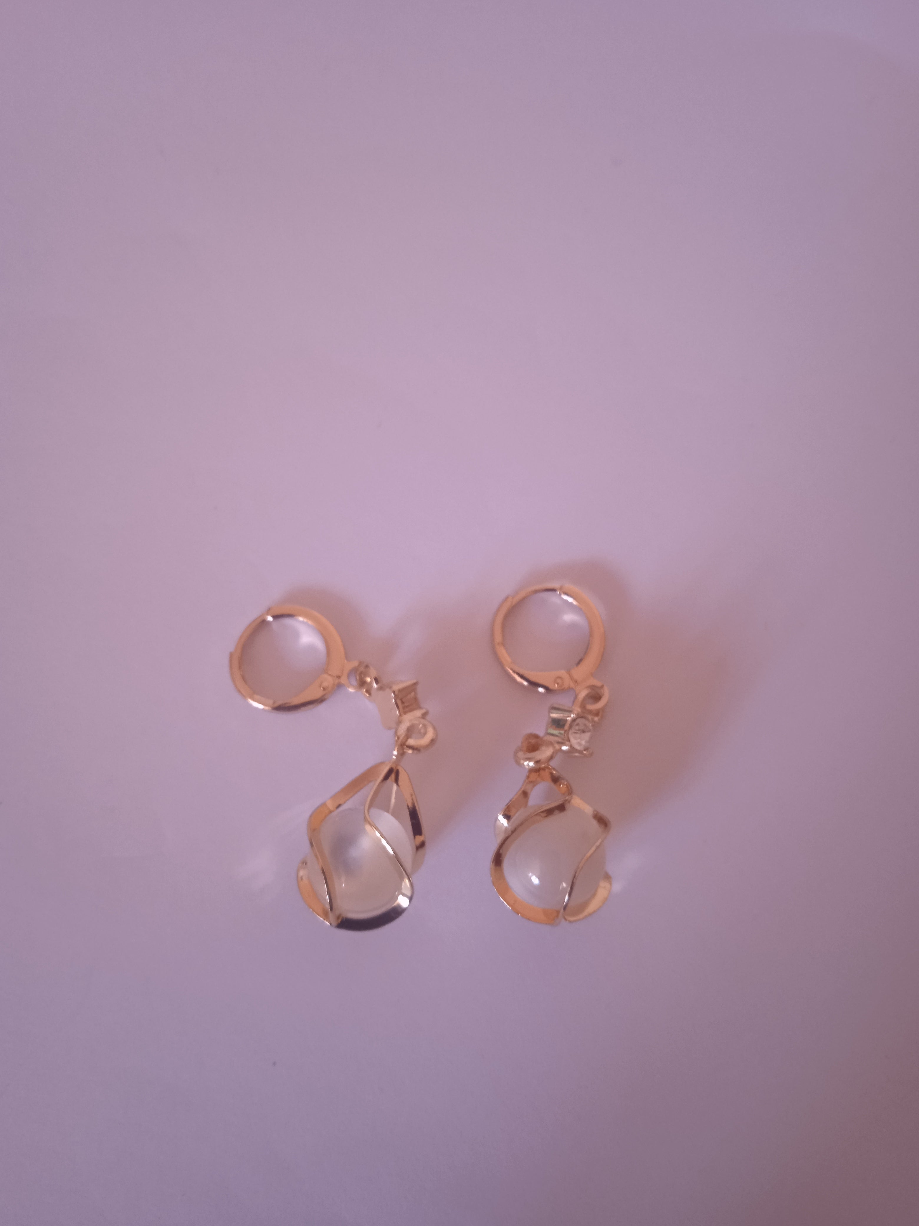 boucle d'oreille femme élégant chic acier doré