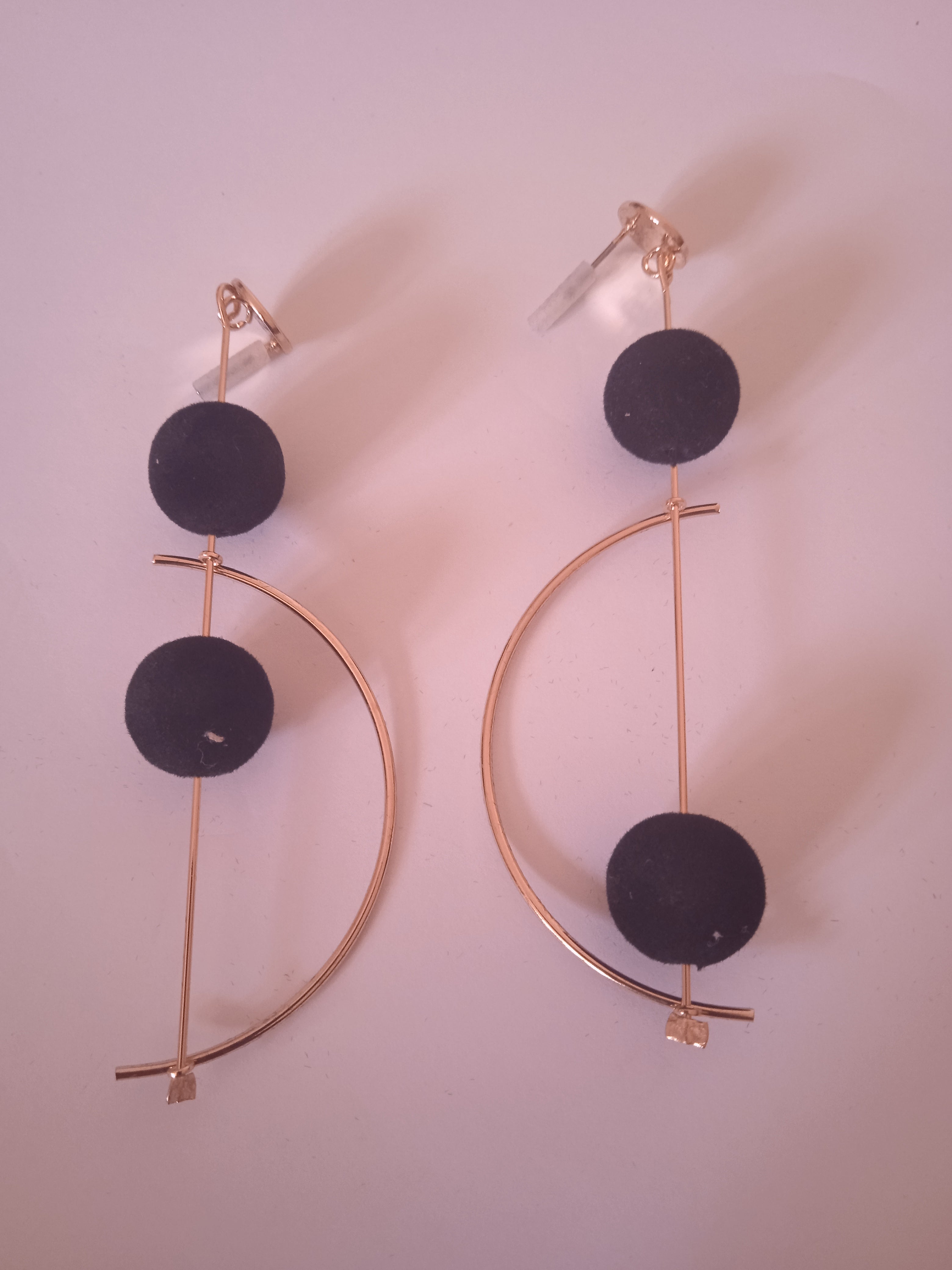 boucle d'oreille femme chic élégante acier doré