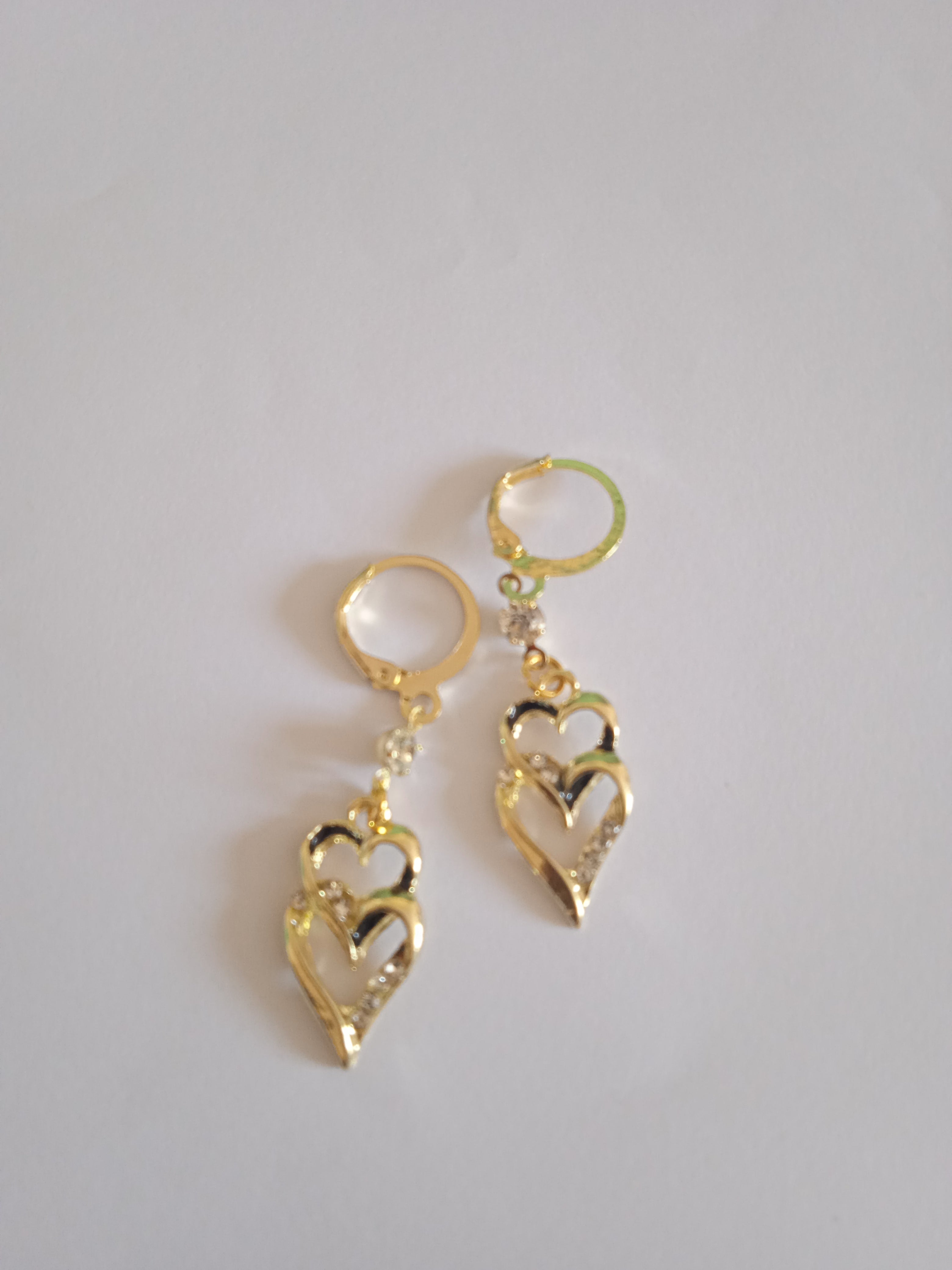 boucle d'oreille femme stylé or plaqué or doré