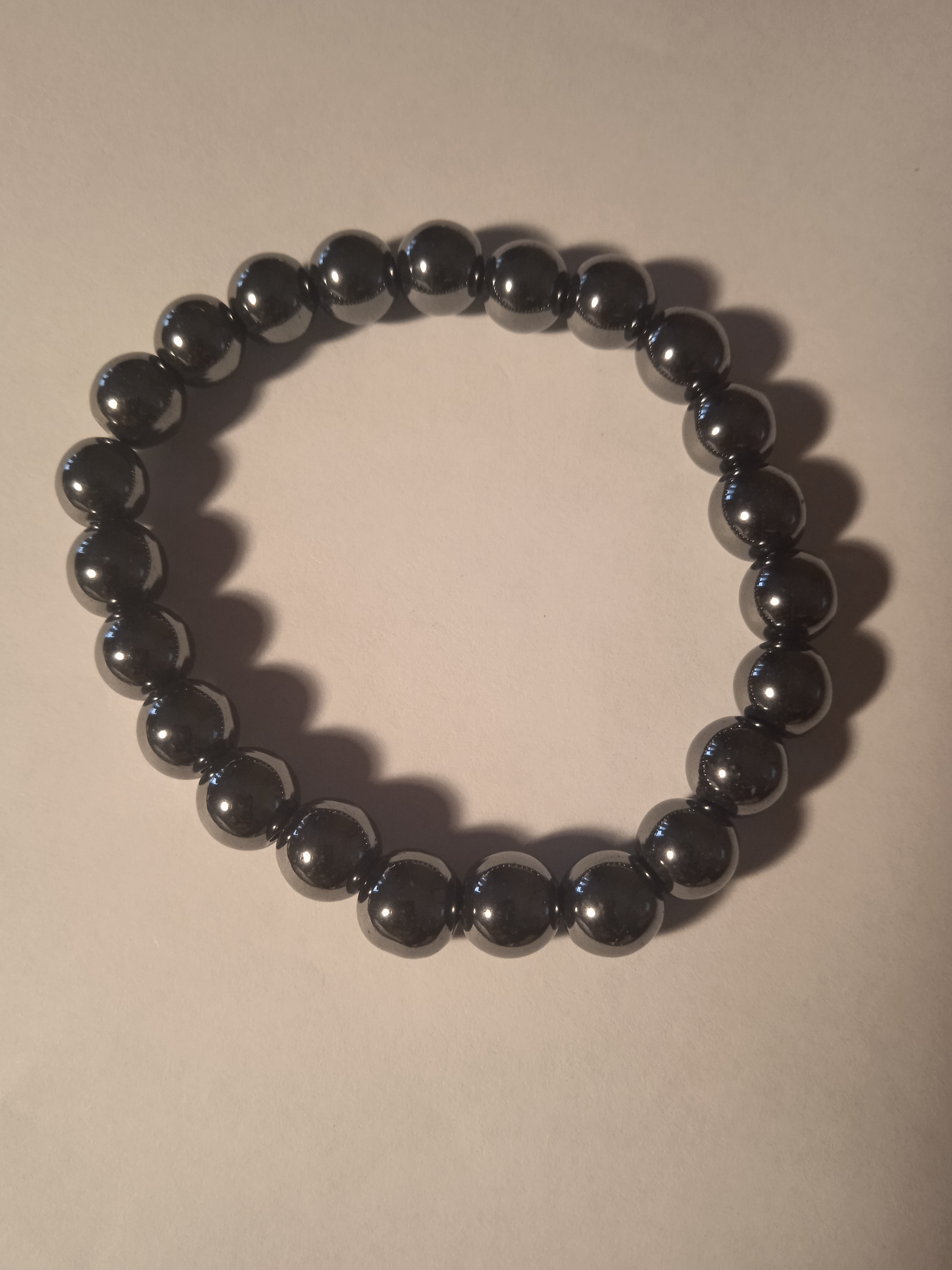 Bracelet Mixte Hématite Style Minimaliste