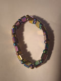 Bracelet Femme Élégant Multicolore Acier Inoxydable