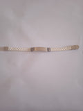 bracelet homme tressé blanc