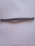 bracelet homme perle marron noir tressé
