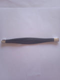 bracelet homme noir tressé acier
