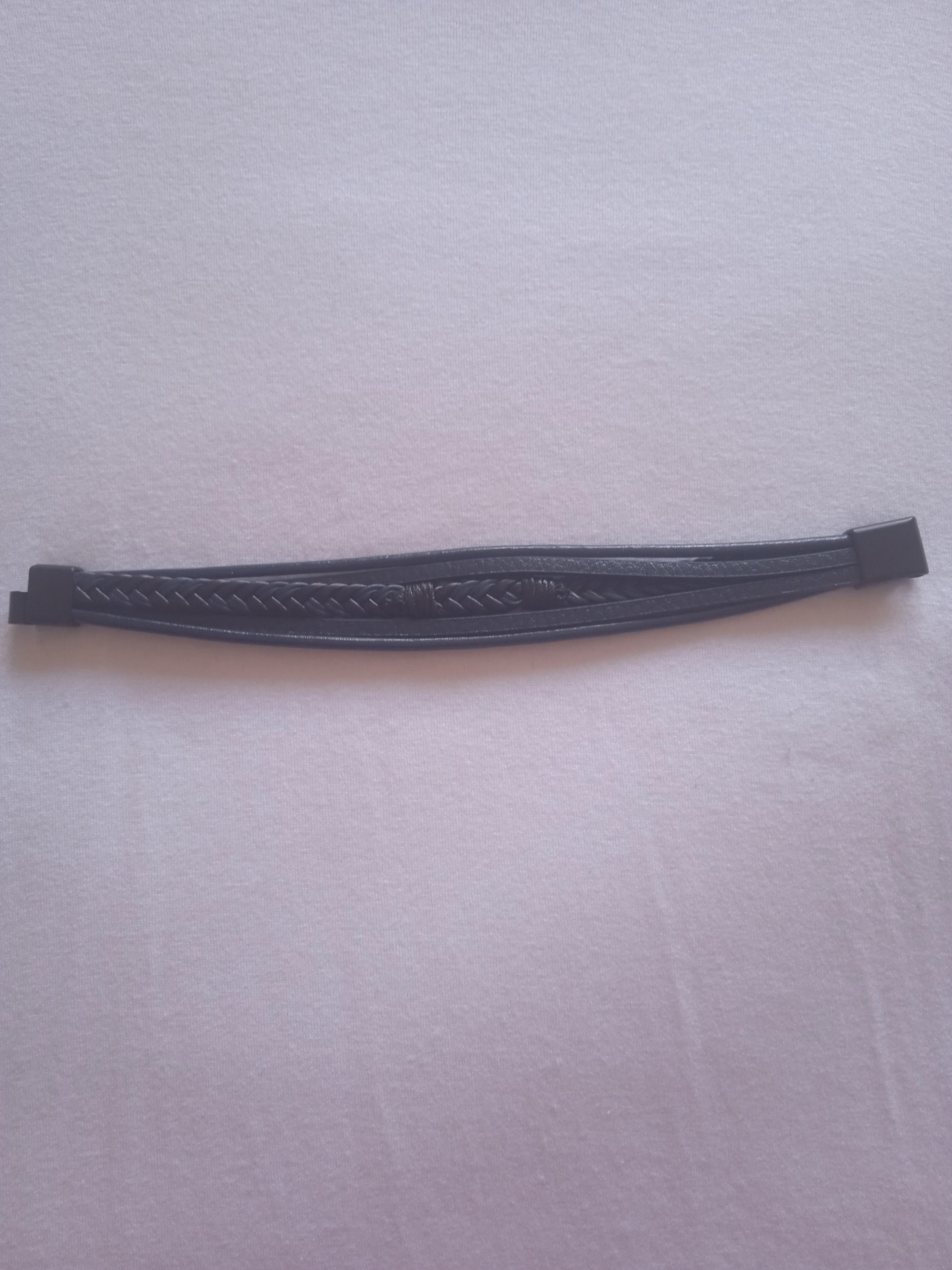 bracelet homme tressé noir