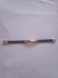 bracelet homme acier noir