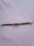 bracelet homme acier noir