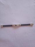 bracelet homme acier noir