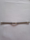 bracelet homme pierre doré acier