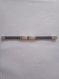 bracelet homme triple acier noir