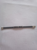 bracelet homme triple acier noir