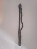 bracelet homme perle marron noir tressé