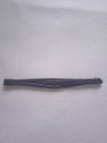 bracelet homme tressé cuir noir acier