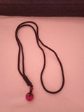 collier femme cordon noir pendentif œil de tigre