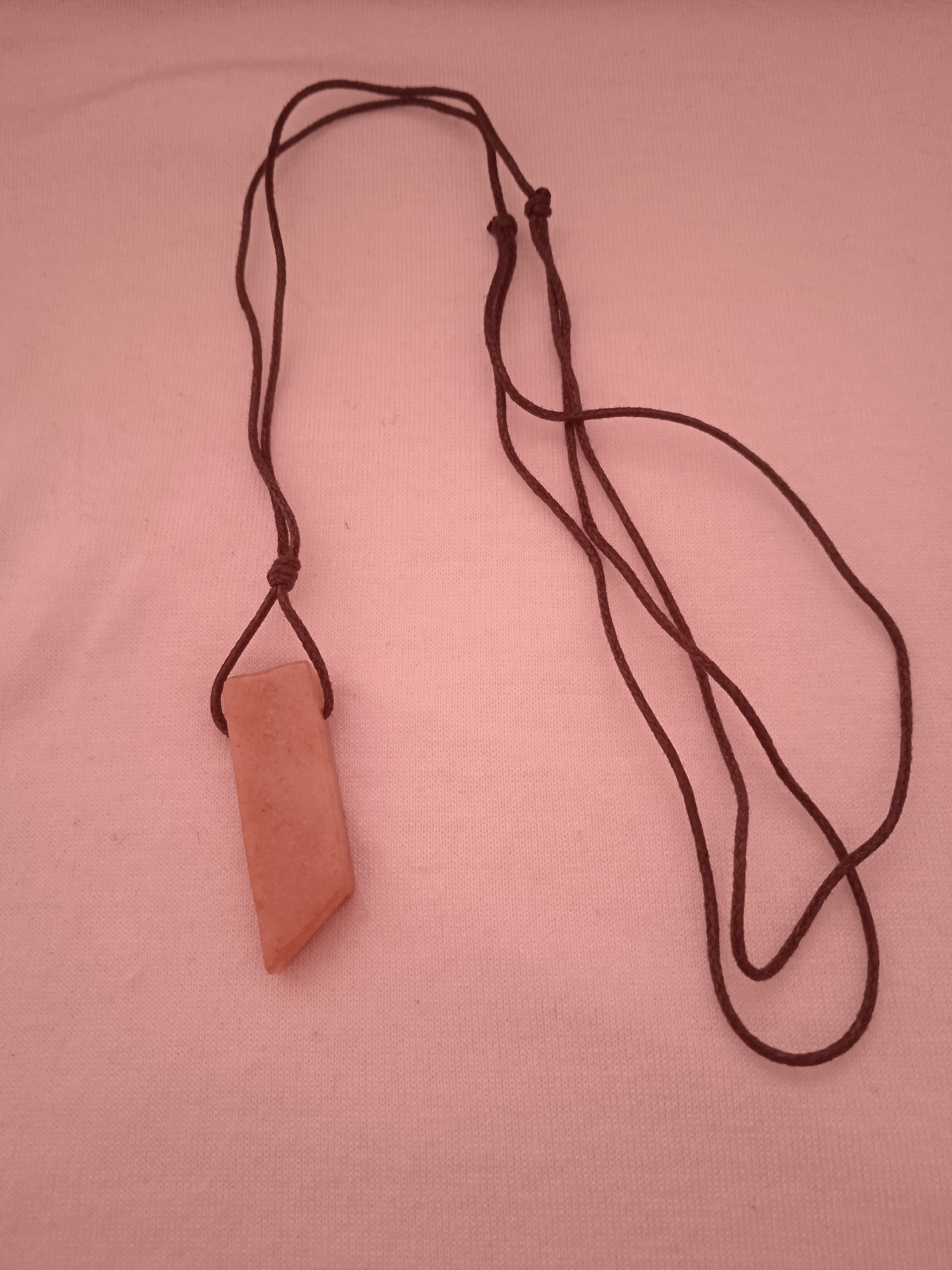collier femme cordon noir acier marron ajustable