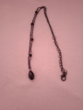 chaine femme noir prndentif pierre noir