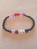 bracelet message fait main " Bella"