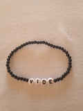 bracelet message "vide" fait main