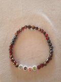 bracelet massage "Rose" fait main