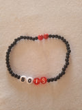 bracelet message "Bois" fait main