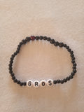 bracelet message "Gros" faot main