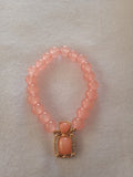 bracelet femme montres soleil rose carré doré pierre blanc acier