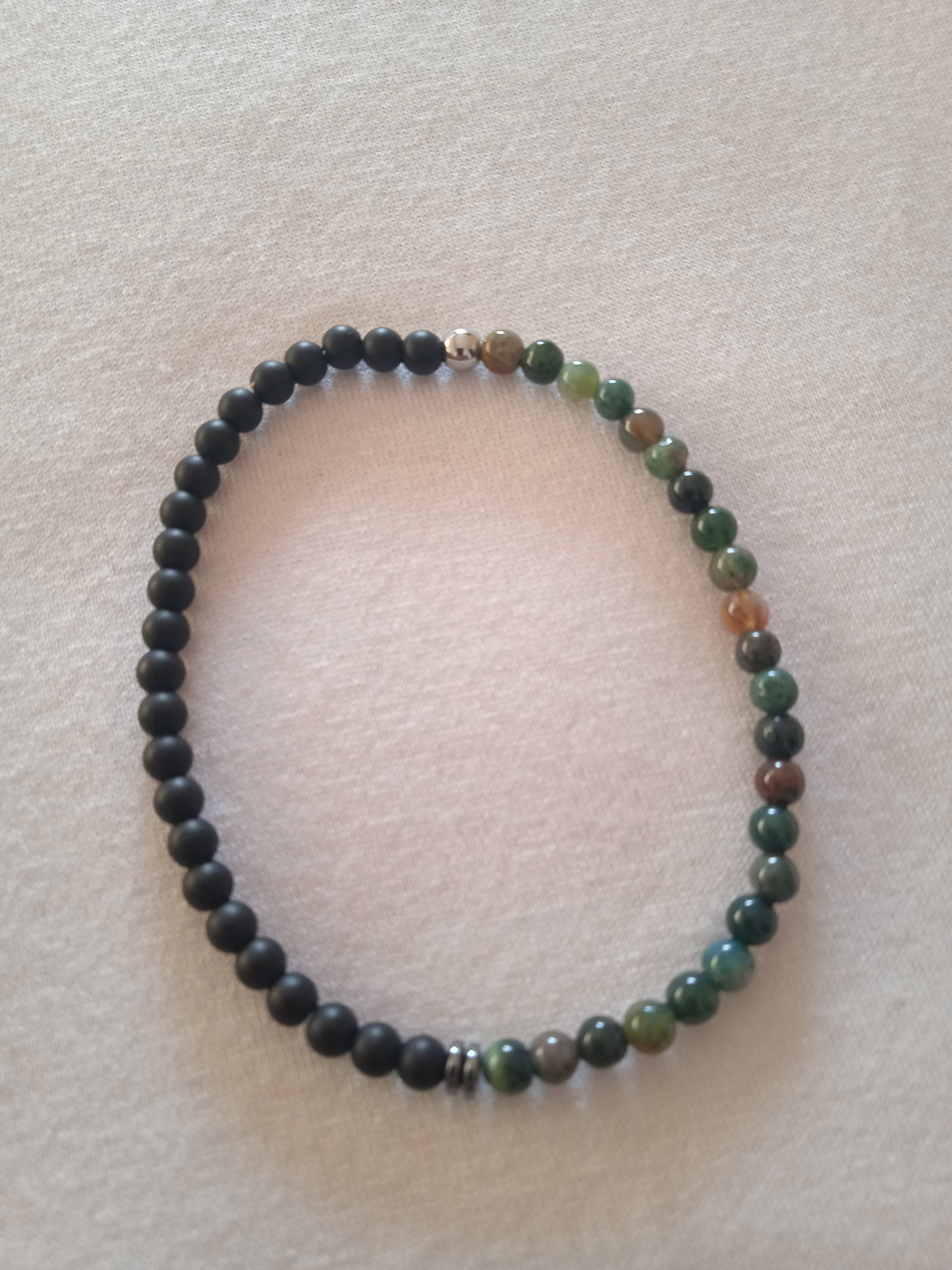 bracelet mixte oeil de tigre protection acier