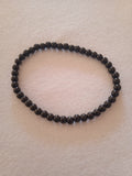 bracelet mixte noir protection stresse