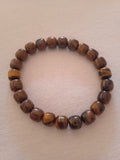 bracelet mixte oeil de tigre protection marron