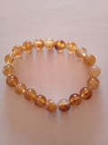 bracelet femme oeil de dragon jaune protection