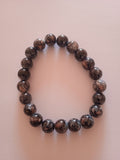 bracelet mixte pierre agate oeil de dragon vert protection