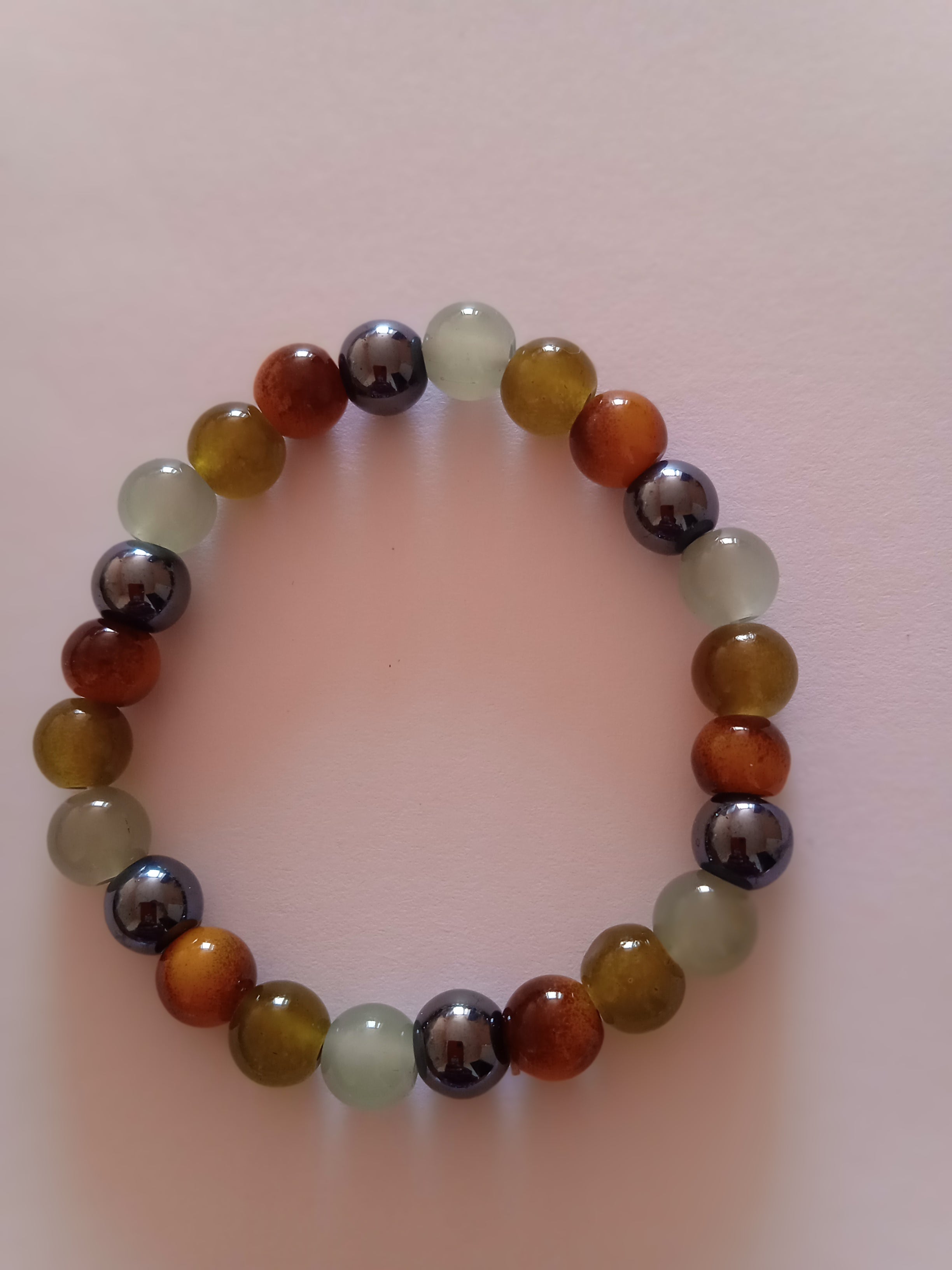 bracelet protection oeil de tigre & dragon multicolore acier