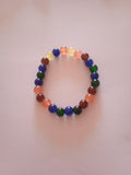 bracelet multicolore oeil de tigre protection