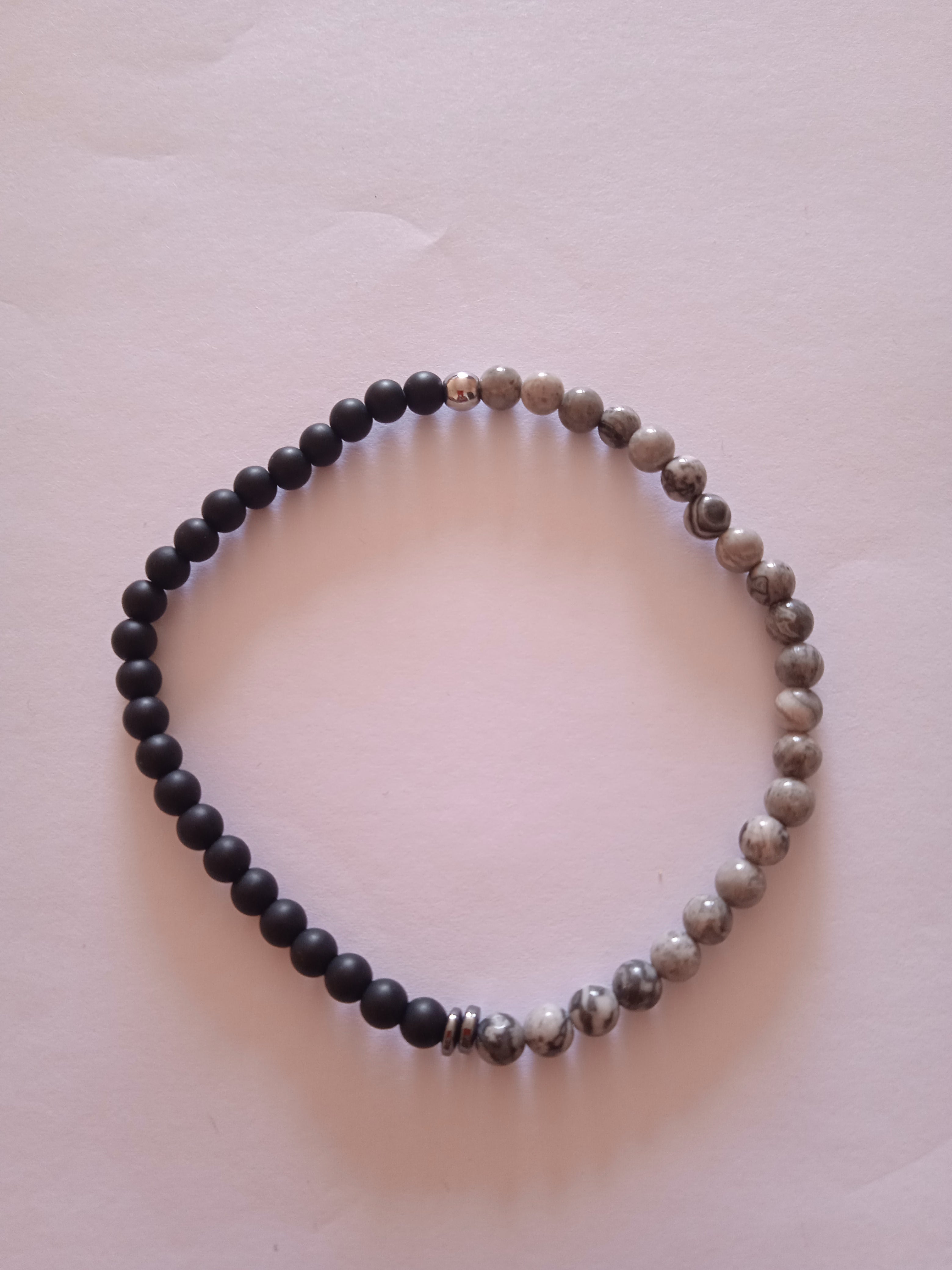 bracelet oeil de tigre protection noir gris