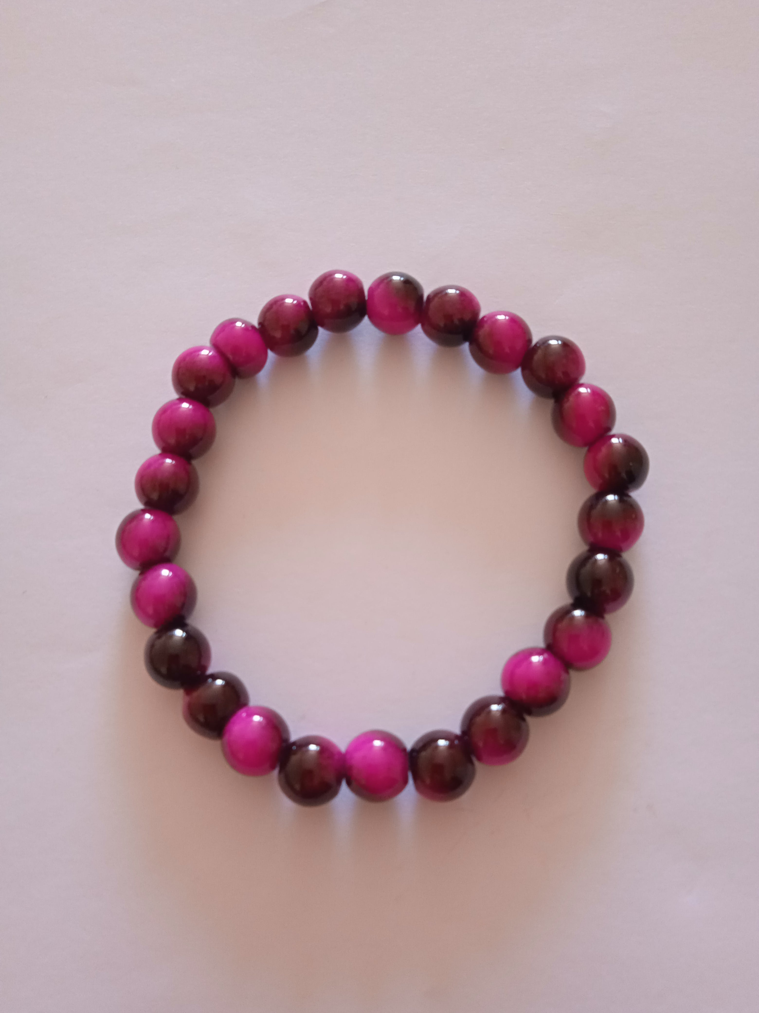 bracelet violet agate tendance protection