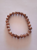 bracelet perle café sérénité