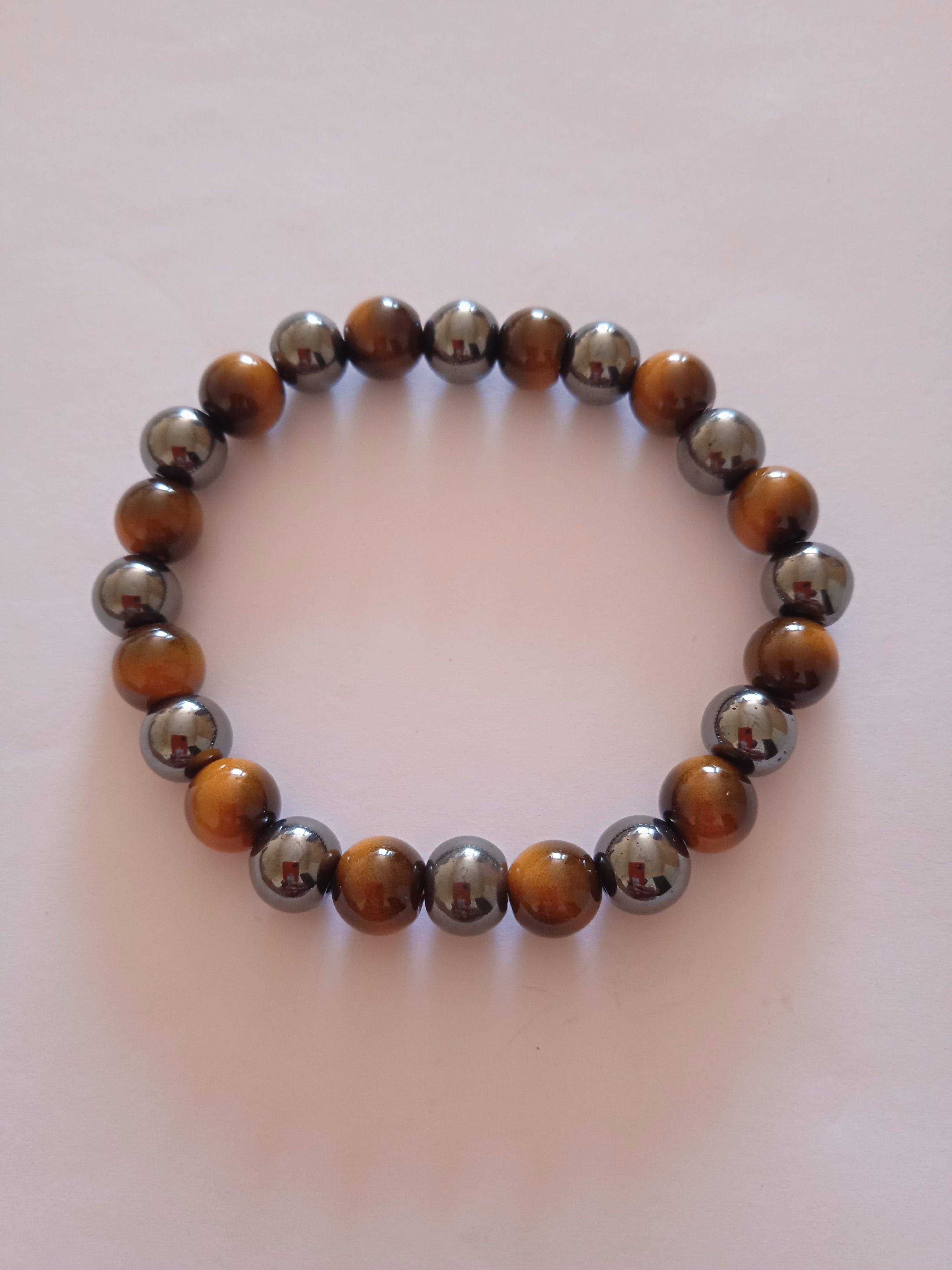 bracelet hématite oeil de tigre protection
