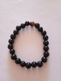 bracelet oeil de tigre  noir protection
