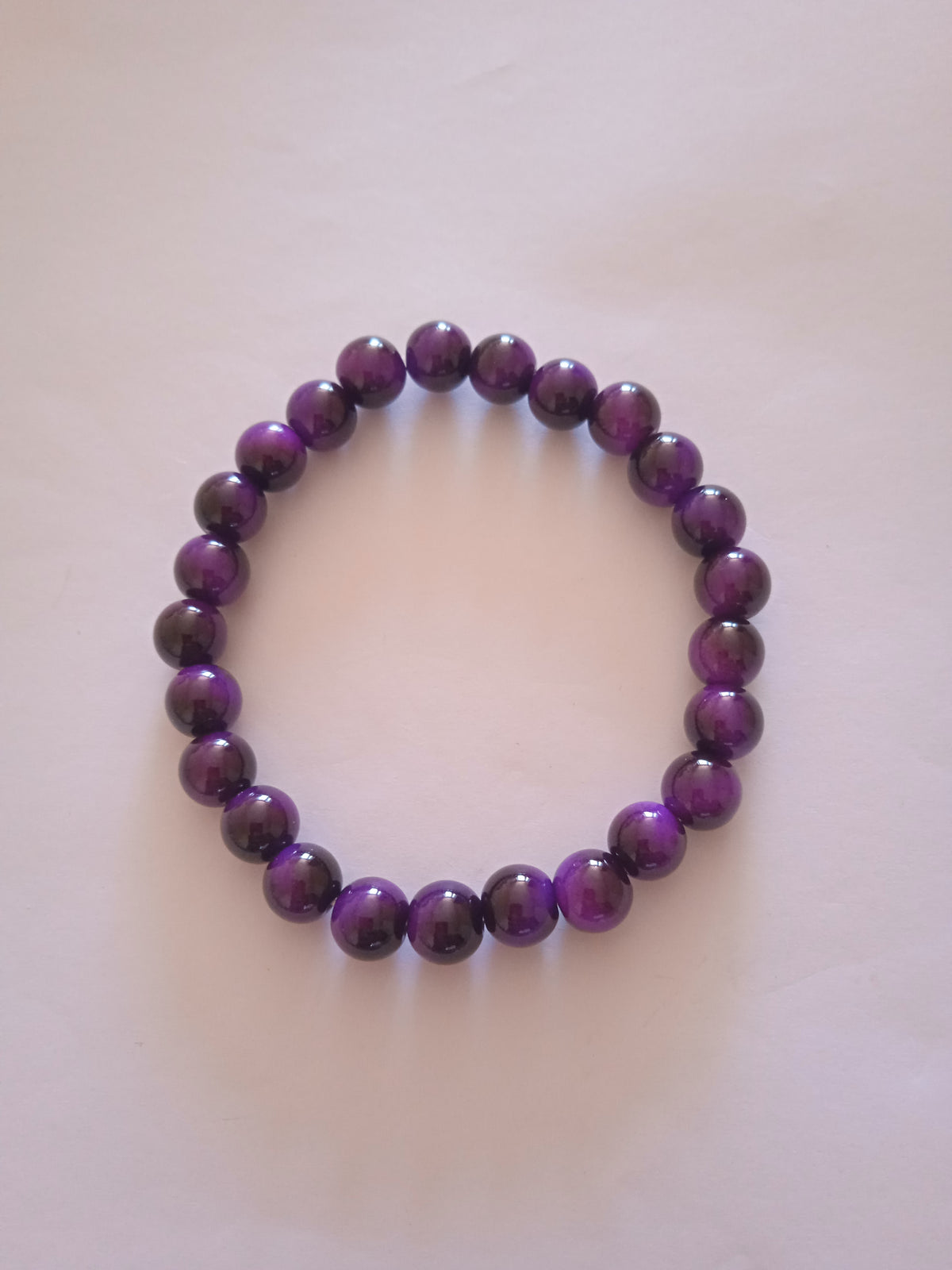 Bracelet Perles Tonalité Violet de Luxe – Violet Premium & Opulence Perlée de la Femme Rafinée