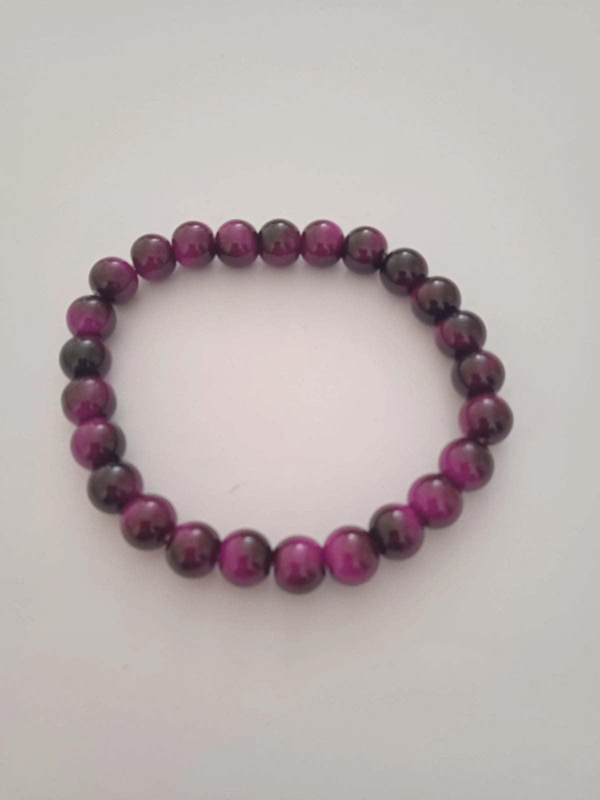 Bracelet Violet Fluorite – Pierre de Lumière Violette & Clarté Cristalline du Mental