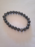 bracelet oeil de tigre & noir en bois protection