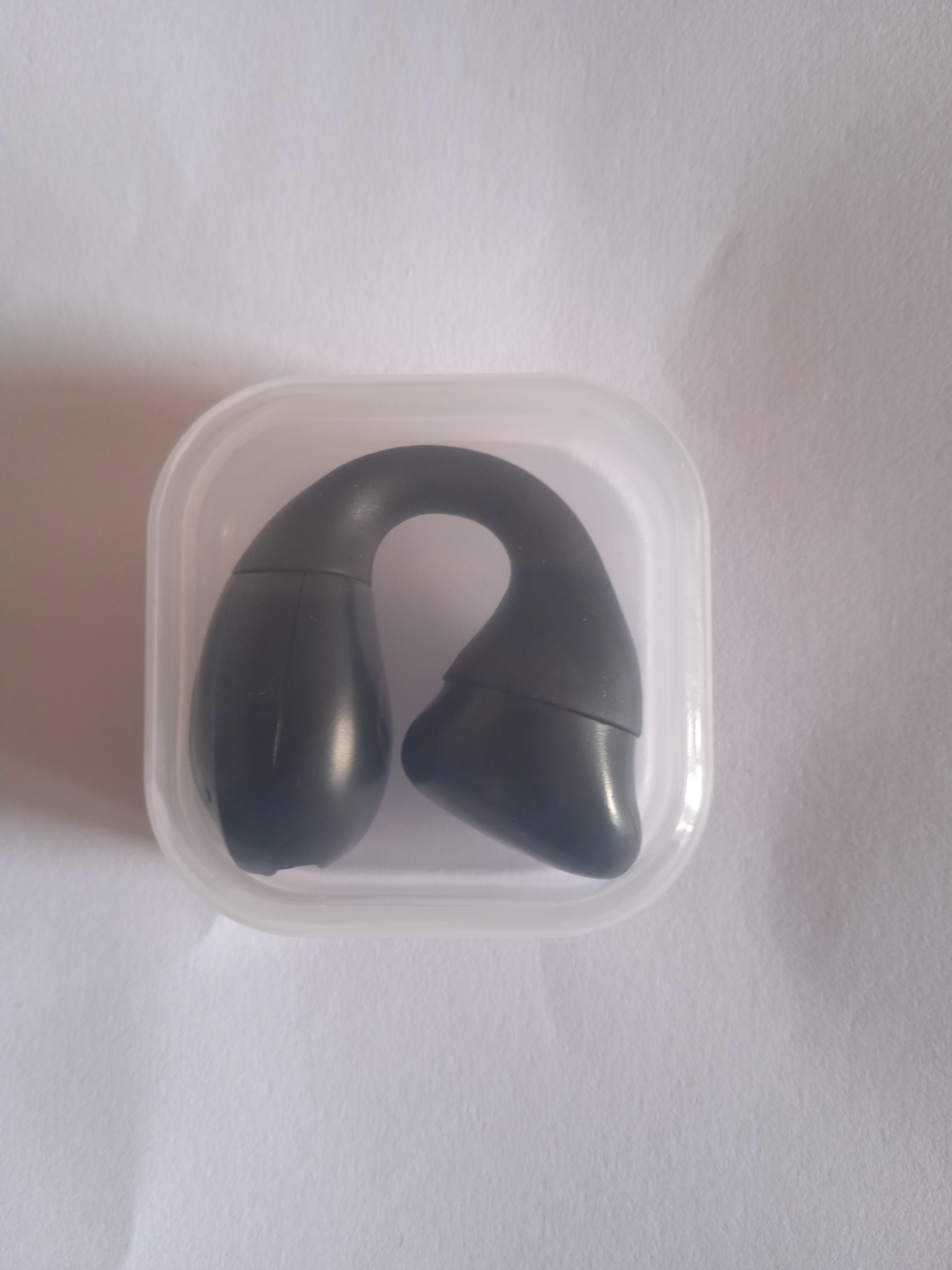écouteurs Bluetooth relie au portable noir