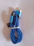 câbles recharge portable téléphone "C" + clé USB bleu